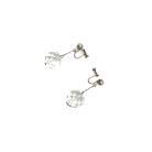 Antique cut crystal drop earrings