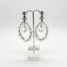 Jennifer Gibson Jewellery 1966 (1) Antique cut crystal hoop earrings