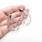 Jennifer Gibson Jewellery 1966 (5) Antique cut crystal hoop earrings