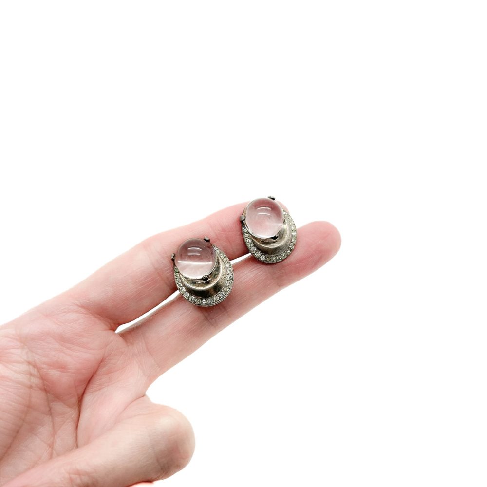 Vintage Trifari Jelly Belly earrings