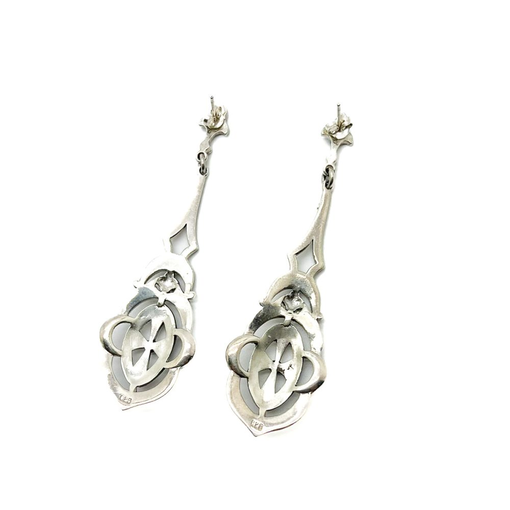 Vintage marcasite drop earrings