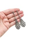 Jennifer Gibson Jewellery 1970 (5) Vintage marcasite drop earrings
