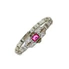 Jennifer Gibson Jewellery 1975 (3) Art deco ruby paste bracelet
