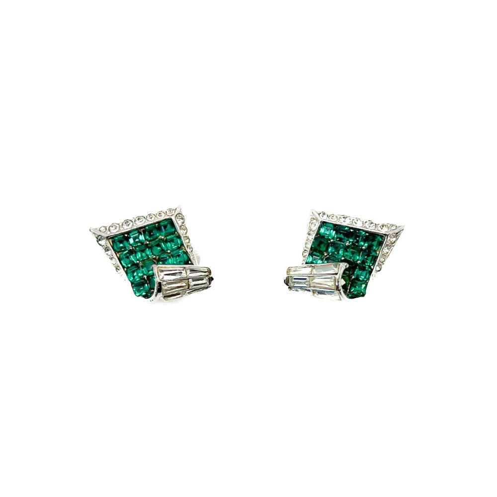Vintage Boucher deco earrings