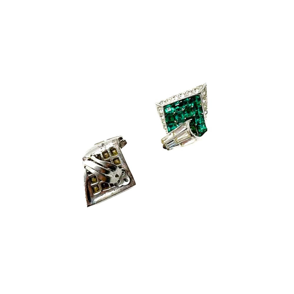 Vintage Boucher deco earrings