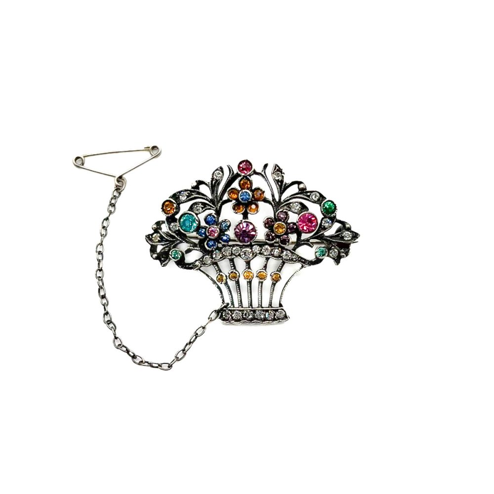 Art Deco Giardinetti Brooch