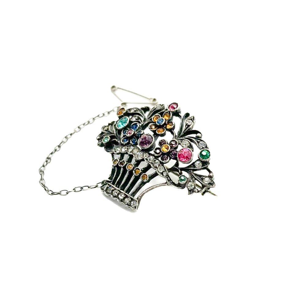 Art Deco Giardinetti Brooch