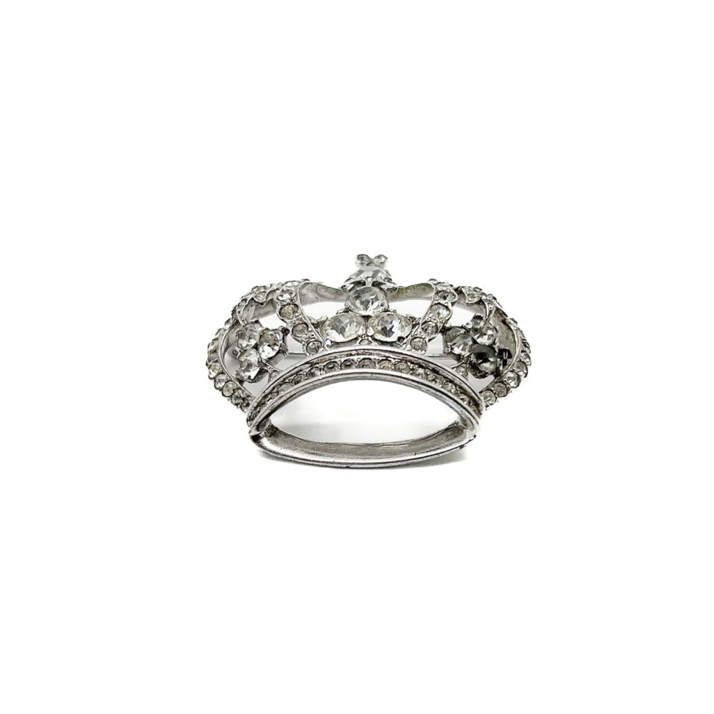 Vintage MAZER Crown Brooch