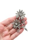 Jennifer Gibson Jewellery 1988 (2) Art Deco Floral Spray Brooch