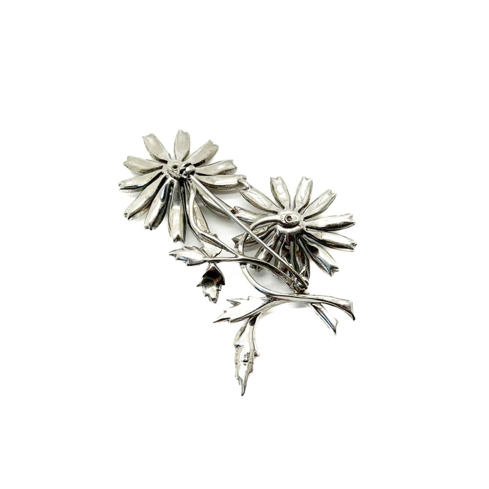 Art Deco Floral Spray Brooch