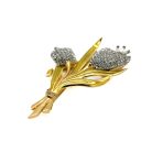 Jennifer Gibson Jewellery 1991 (3) Vintage Coro Entremblant Floral Brooch