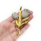 Jennifer Gibson Jewellery 1991 (4) Vintage Coro Entremblant Floral Brooch