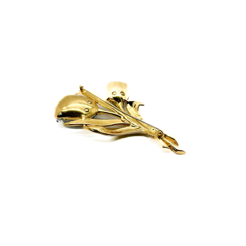 Vintage Coro Entremblant Floral Brooch