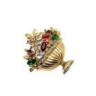 Jennifer Gibson Jewellery 1996 (3) Vintage Coro Giardinetti Basket Brooch