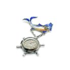 Jennifer Gibson Jewellery 1997 (3) Vintage Fish Fob Watch Brooch