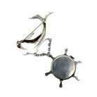 Jennifer Gibson Jewellery 1997 (6) Vintage Fish Fob Watch Brooch