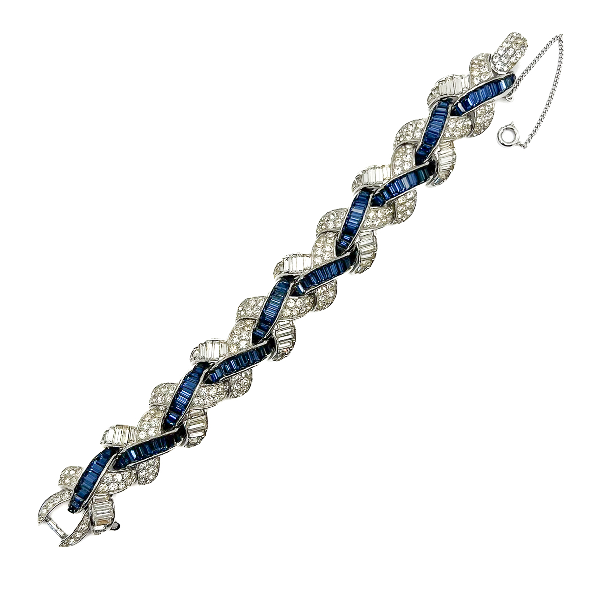 Jennifer Gibson Jewellery - 2005 (2) Vintage Boucher Sapphire Bracelet