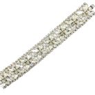 Jennifer Gibson Jewellery – 2007 (8) Vintage Floral Rhinestone Cuff