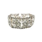 Jennifer Gibson Jewellery – 2007 (9) Vintage Floral Rhinestone Cuff