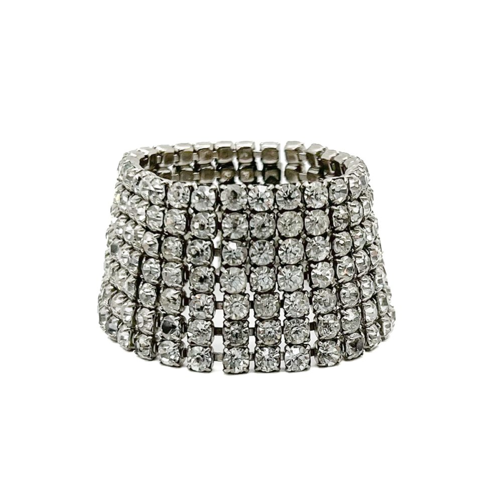 Vintage Coro Rhinestone Cuff