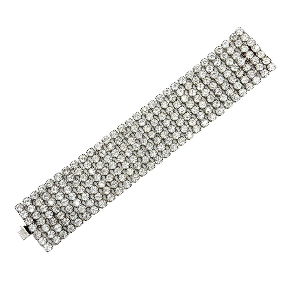 Vintage Coro Rhinestone Cuff