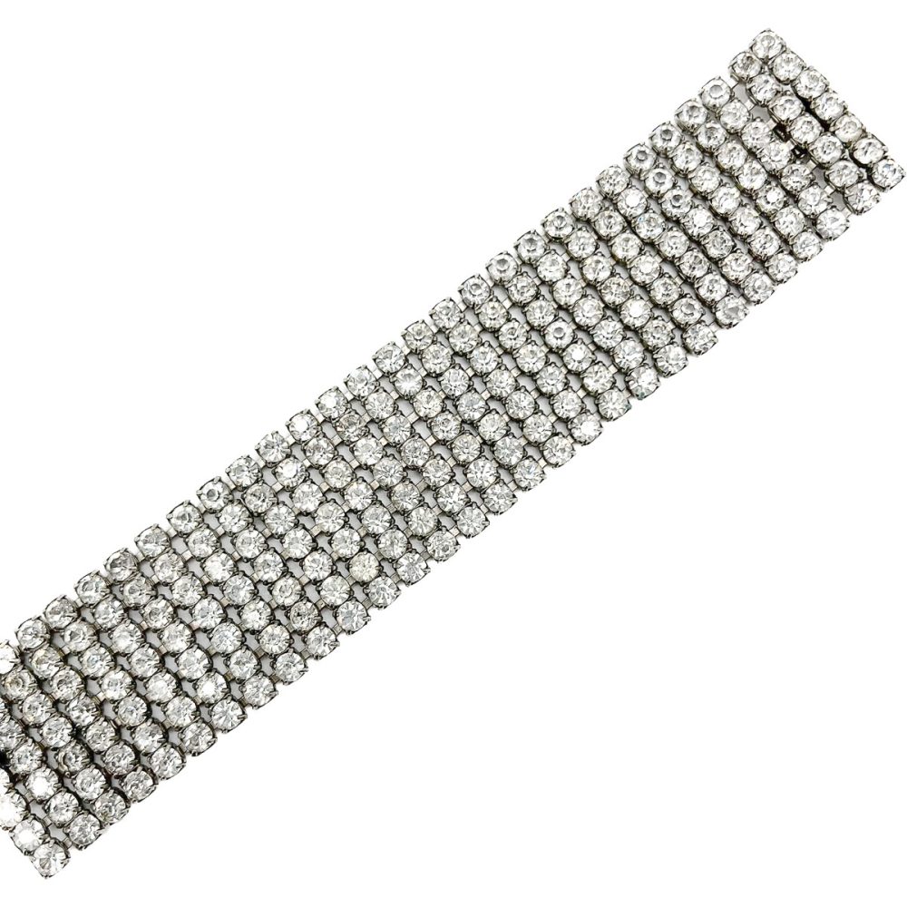 Vintage Coro Rhinestone Cuff