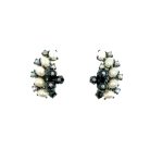 Jennifer Gibson Jewellery 2016 (2) Vintage Schiaparelli Pearl Arc Earrings