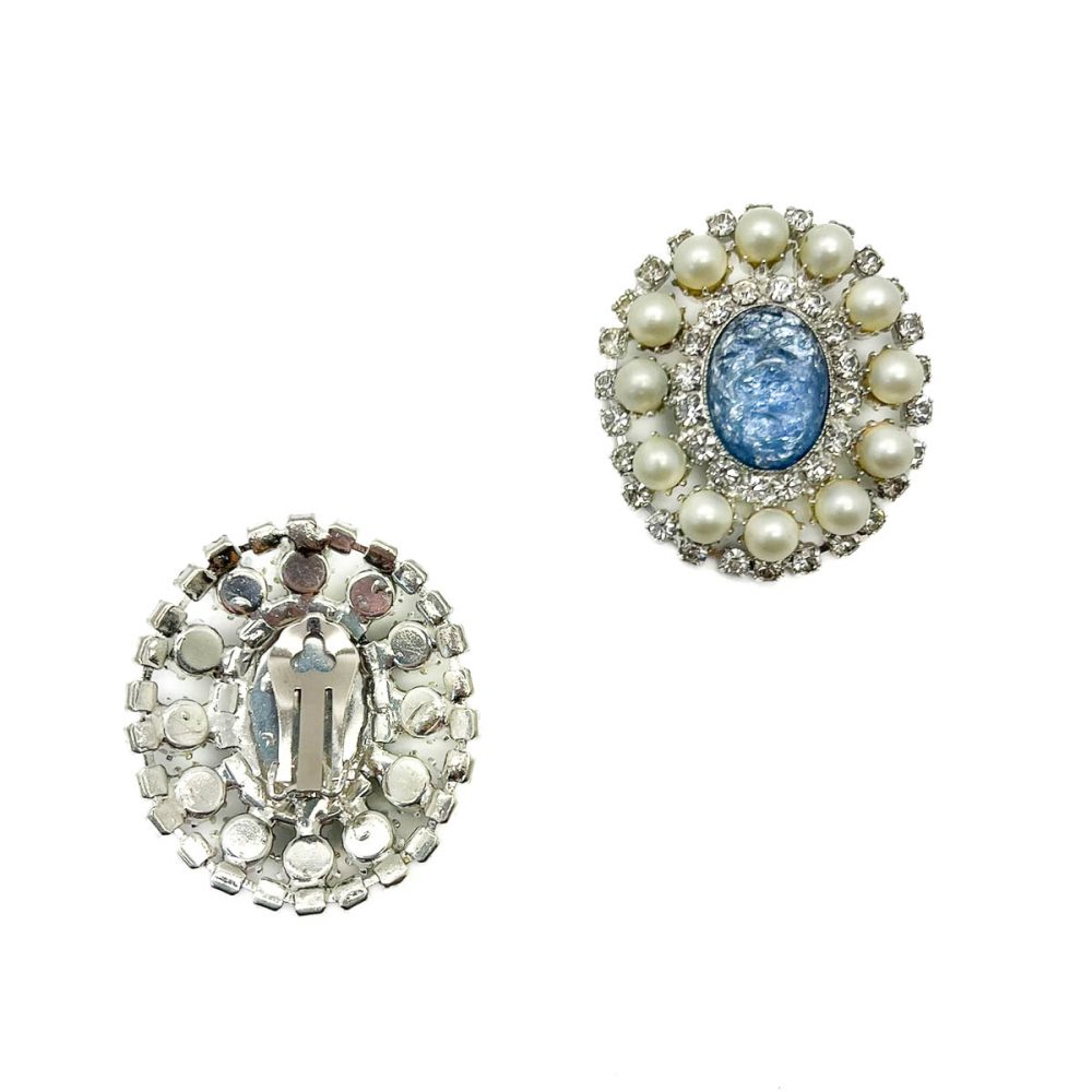 Vintage Easter Egg Pearl Earrings