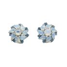 Jennifer Gibson Jewellery 2019 (2) Vintage Opaline Glass Sunburst Earrings