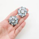 Jennifer Gibson Jewellery 2019 (4) Vintage Opaline Glass Sunburst Earrings