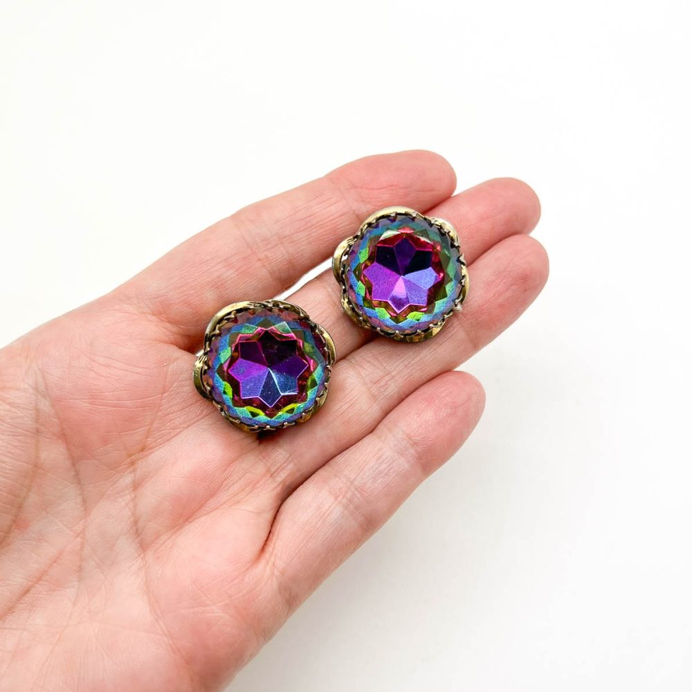 Vintage Schiaparelli Watermelon Earrings