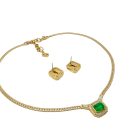 Jennifer Gibson Jewellery 2024 (1) Vintage Dior Emerald Necklace and Earring