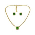 Jennifer Gibson Jewellery 2024 (2) Vintage Dior Emerald Necklace and Earring