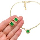 Jennifer Gibson Jewellery 2024 (5) Vintage Dior Emerald Necklace and Earring