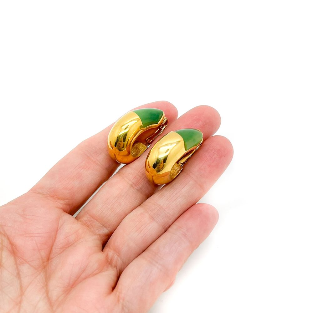 Vintage Givenchy Huggie Earrings