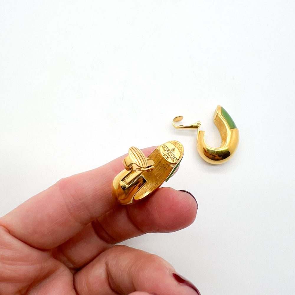 Vintage Givenchy Huggie Earrings