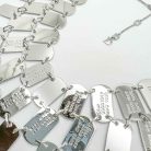 Jennifer Gibson Jewellery 2026 (4) Vintage Dior Dog Tag Bib Necklace