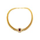 Jennifer Gibson Jewellery 2027 (3) Vintage Dior Amethyst Necklace