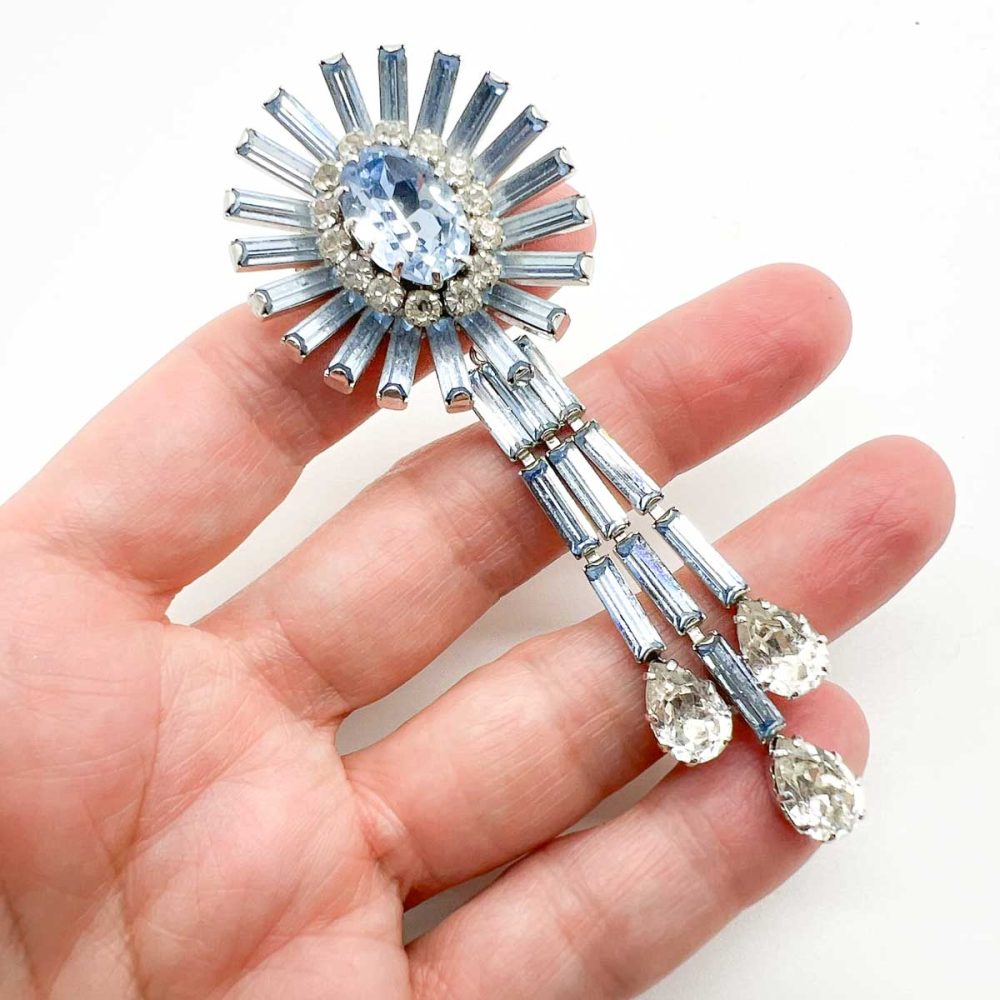 Vintage Schöffel Crystal Brooch