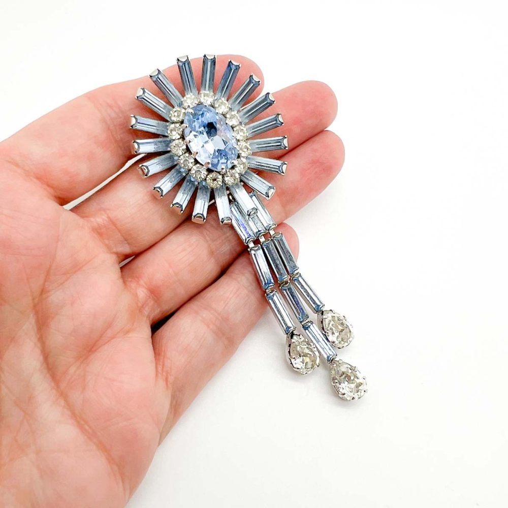 Vintage Schöffel Crystal Brooch
