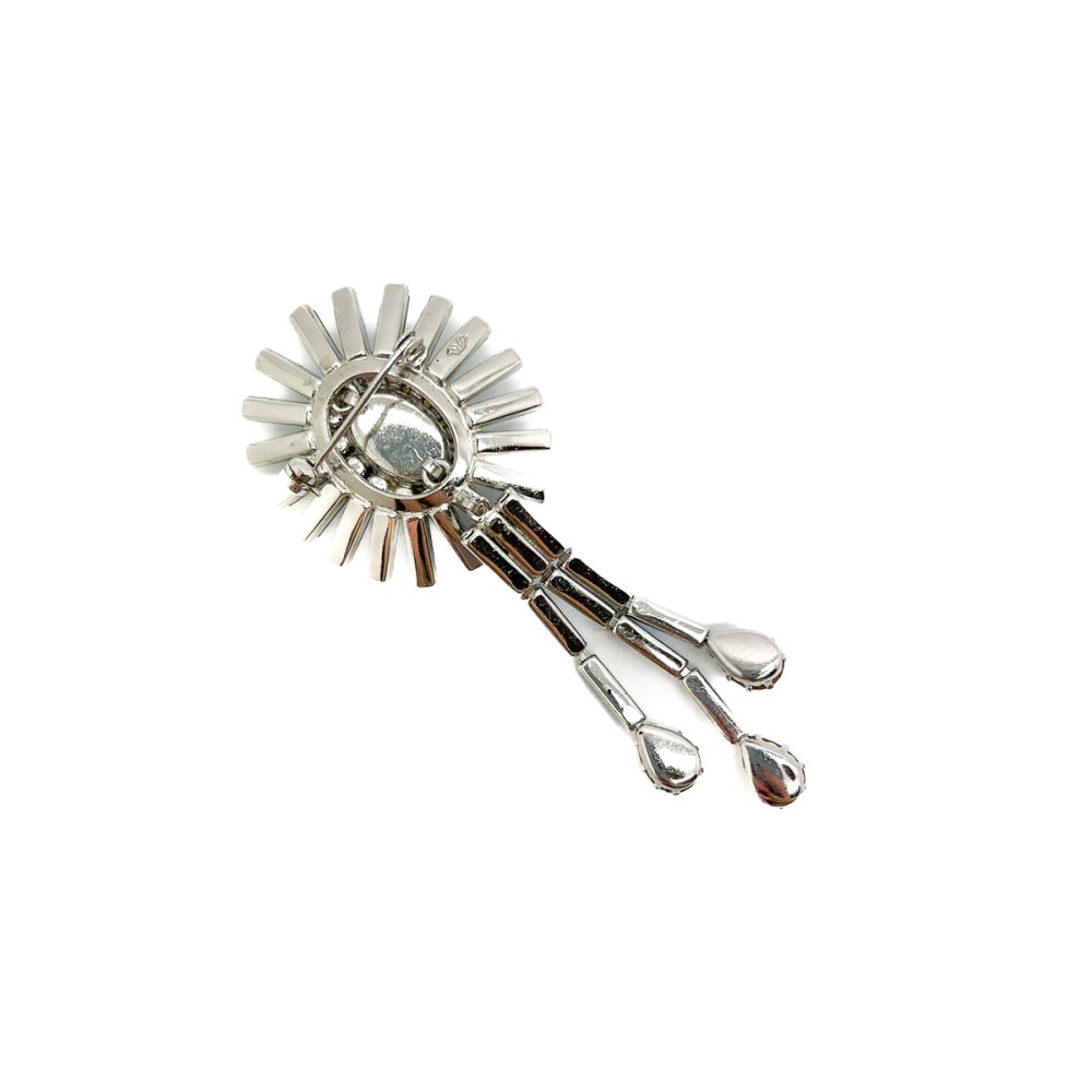 Vintage Schöffel Crystal Brooch