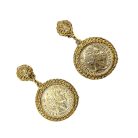Jennifer Gibson Jewellery 2028 (4) Vintage Statement Coin Earrings
