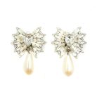 Jennifer Gibson Jewellery 2030 (4) Vintage Marquise Pearl Drop Earrings