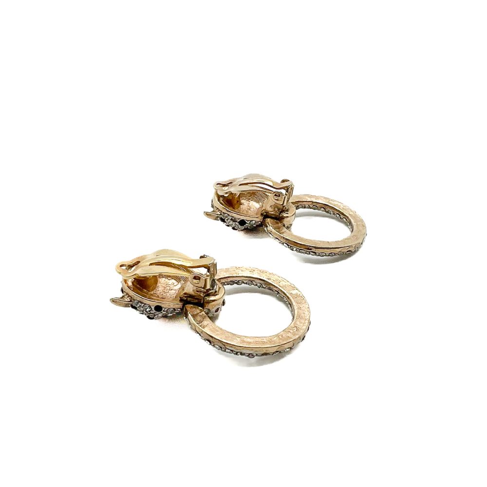 Vintage Butler & Wilson Big Cat Earrings