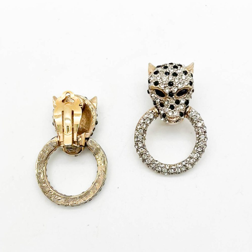 Vintage Butler & Wilson Big Cat Earrings