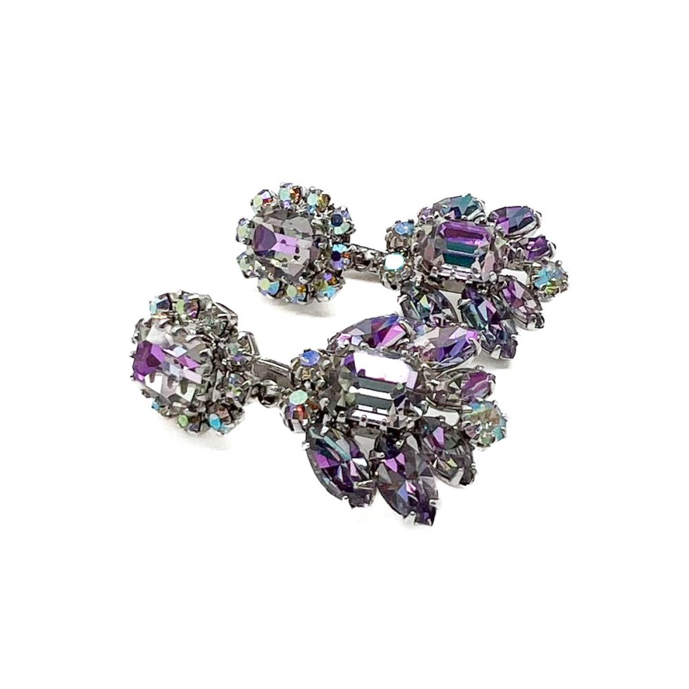 Vintage Vendome Crystal Earrings