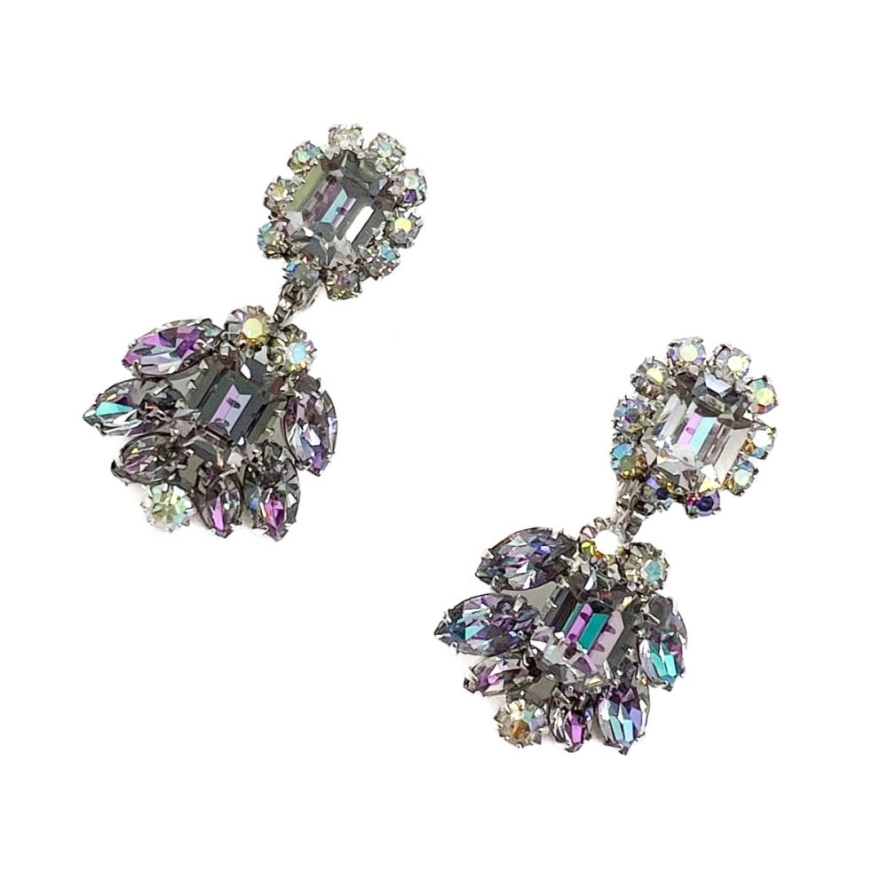 Vintage Vendome Crystal Earrings