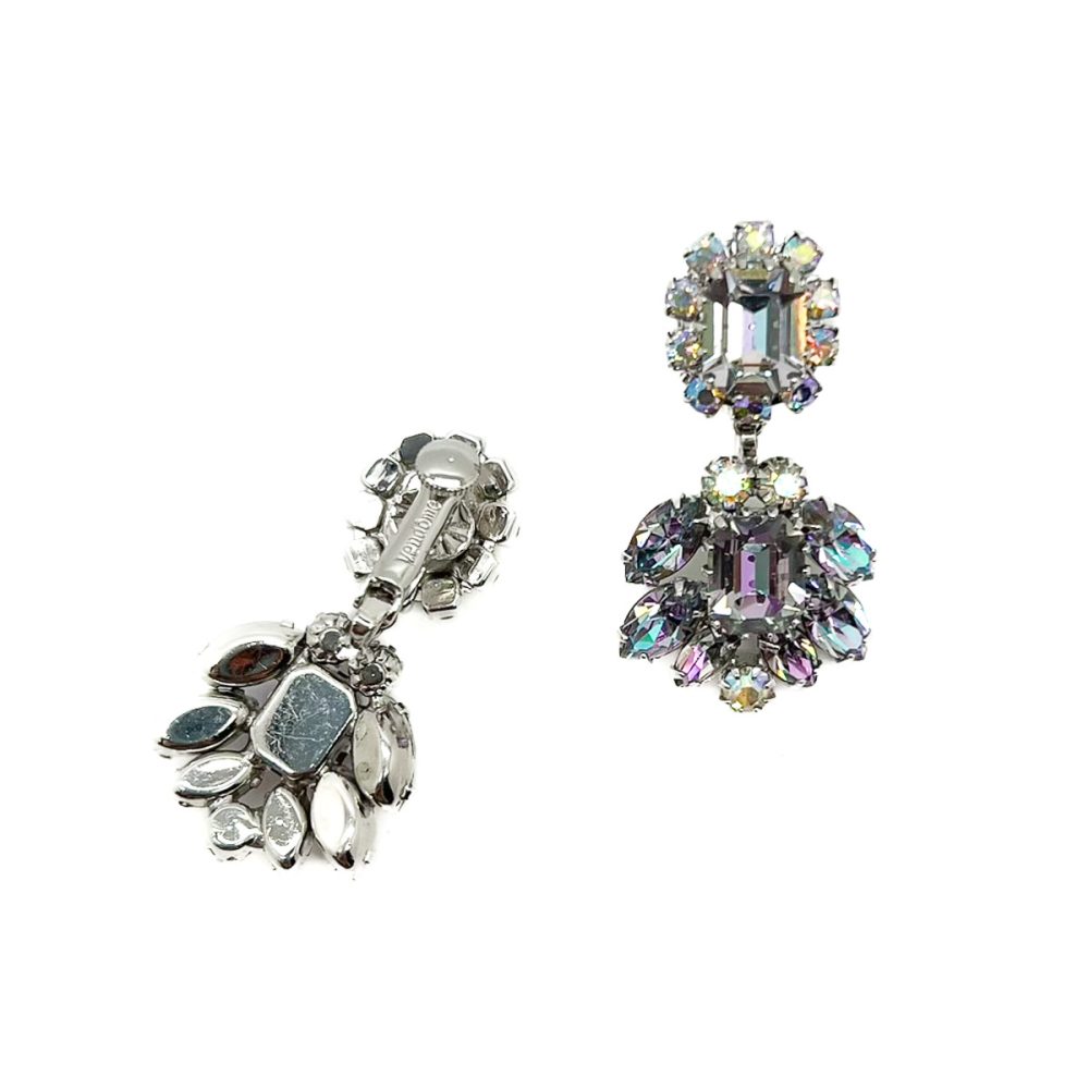 Vintage Vendome Crystal Earrings