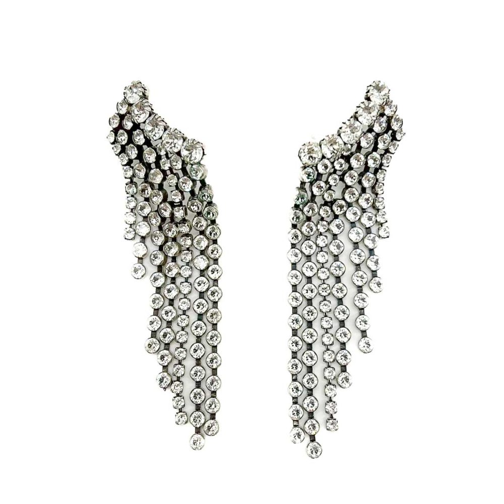 Isabel Marant Crystal Cascade Earrings