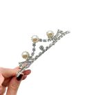 Jennifer Gibson Jewellery 2037 (3) Vintage Pearl Crystal Tiara
